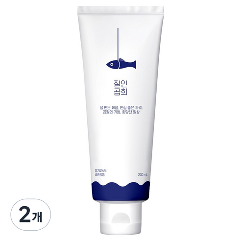 잘인곱희 쌀겨 앤 녹두 클렌징폼, 2개, 230ml