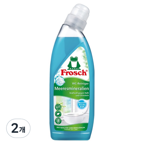 프로쉬 미네랄 변기 세정제, 750ml, 2개