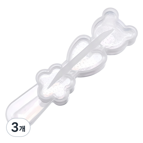 이홈베이킹 손잡이 3종 미니 주먹밥틀 곰하트꽃, 3개