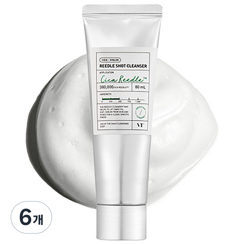 브이티코스메틱 리들샷 클렌저, 80ml, 6개