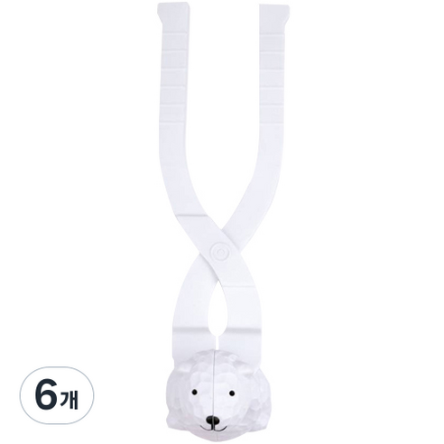 바니랜드 북극곰 눈집게 C-04, 6개