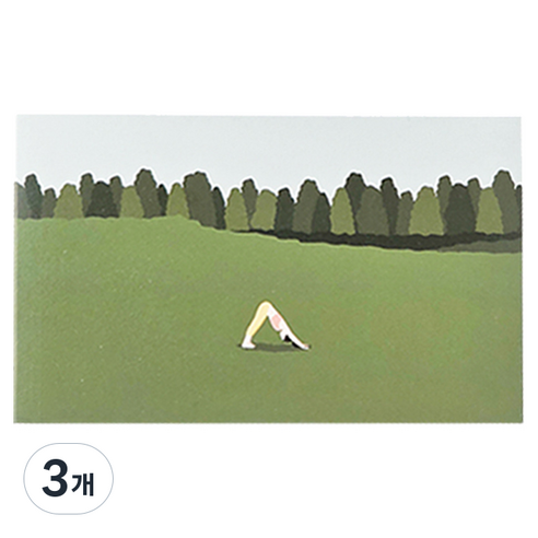 잼스튜디오 포켓 노트북 플래너, 02 요가, 3개