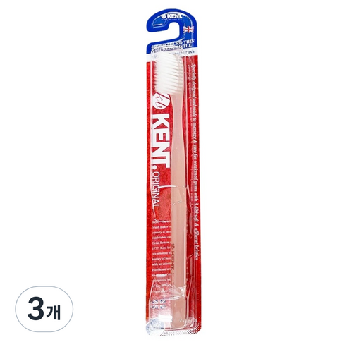 켄트 클래식 초극세모 칫솔 핑크, 1개입, 3개
