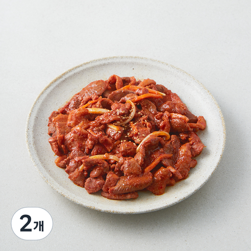 품애복 맛있는 고추장 생오리 불고기, 500g, 2개