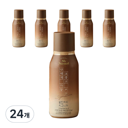 마이노멀 방탄커피 시그니처, 230ml, 24개 230ml × 24개, 230ml × 24개 섬네일