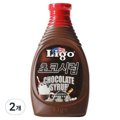 리고 초코 시럽, 585g, 2개