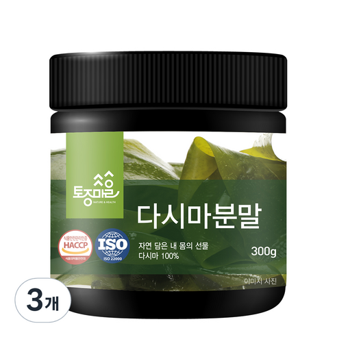토종마을 다시마분말, 300g, 3개