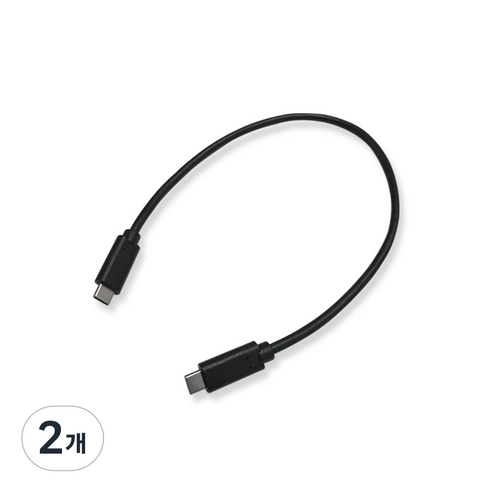랜스타 USB 3.1 Gen2 C to C 케이블, 2개, 30cm