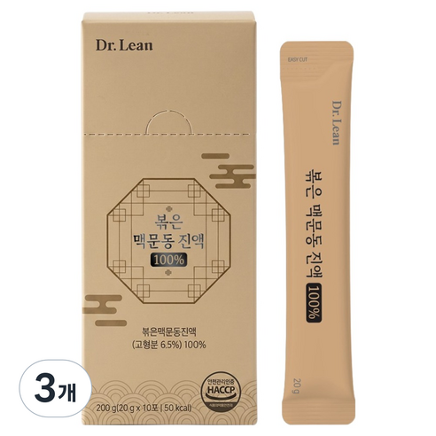 닥터린 볶은 맥문동 진액 100% 10p, 200g, 3개