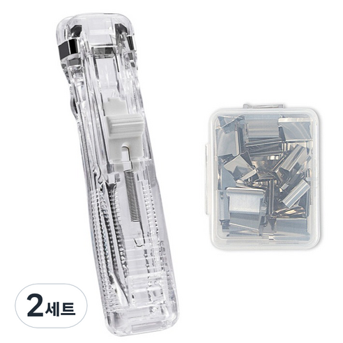 씨티 클립퍼 투명 + 클립 50p, 2세트