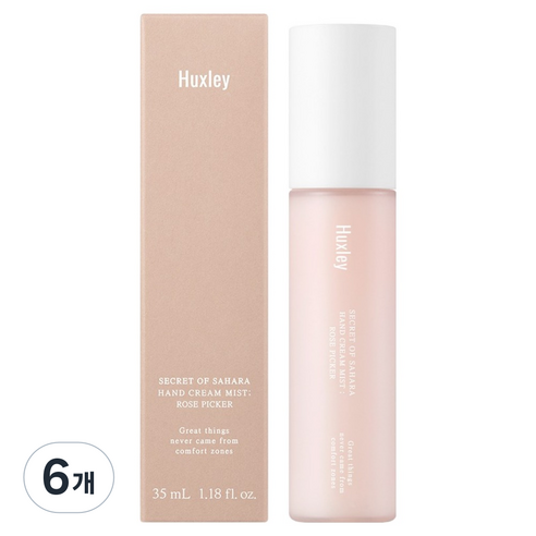 헉슬리 핸드 크림 미스트 로즈 피커, 35ml, 6개