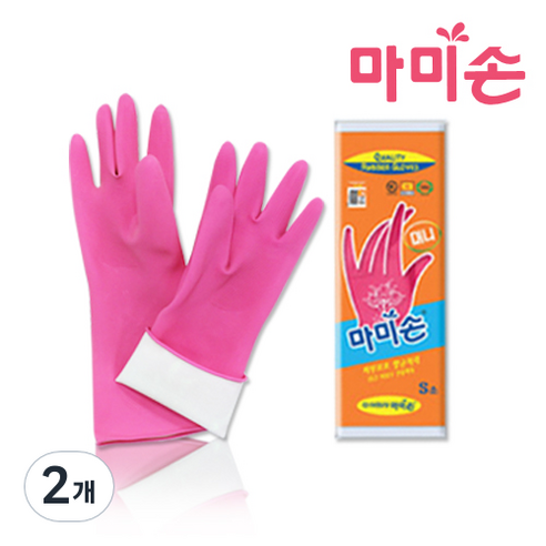 마미손 고무장갑, 소(S), 2개