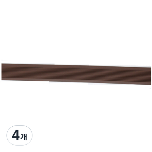 디트리 두꺼운 미끄럼 방지 테이프 이 1m x 폭 6cm 브라운, 4개