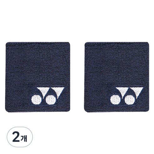 요넥스 손목밴드 249BN002U 2p, 네이비, 2개