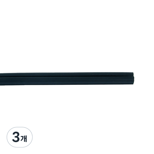 블랙라이거 전선 정리 몰딩 블랙 60cm, 3개