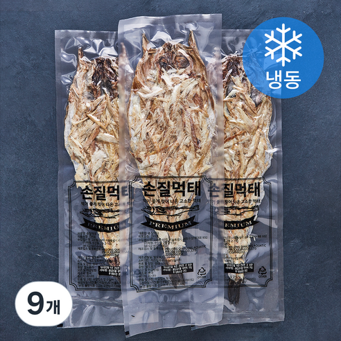 해맑은푸드 손질먹태 (냉동), 100g(대), 9개