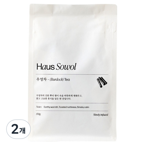 하우스소월 우엉차, 150g, 2개, 1개입