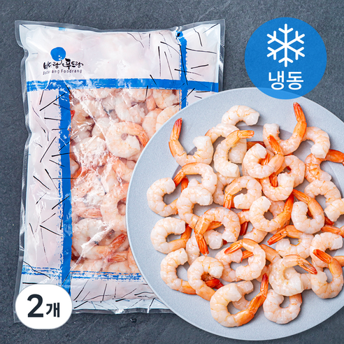 The착한 자숙 칵테일새우 (냉동), 1kg(대, 31/50), 2개