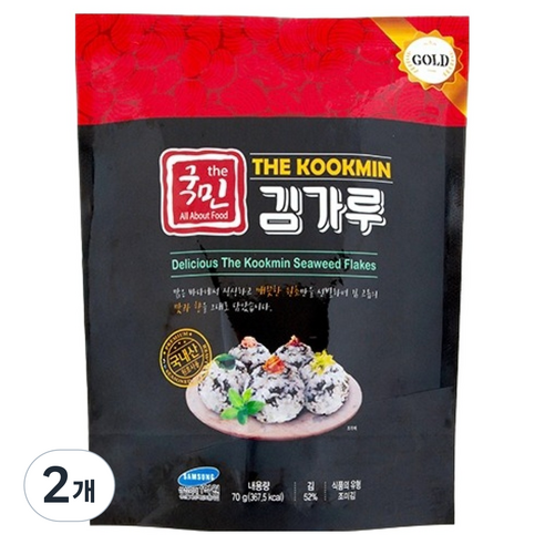 더국민 김가루 골드, 70g, 2개