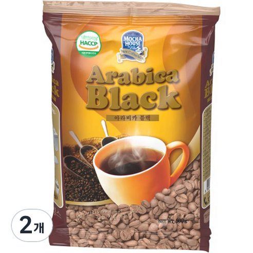 모카씨엔티 자판기용 아라비카 블랙 커피, 1개입, 2개, 500g