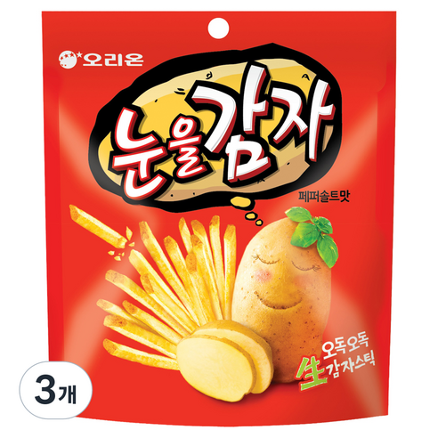 오리온 눈을감자 스낵, 96g, 3개