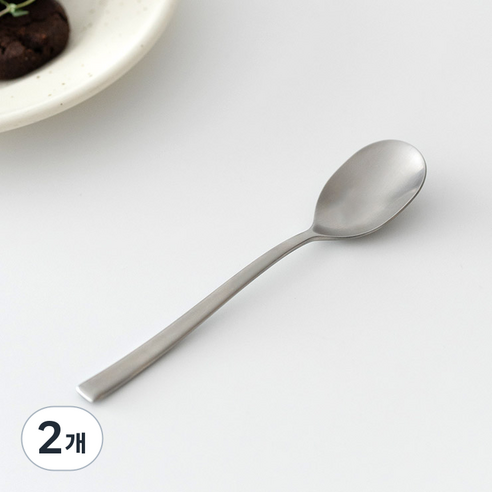니코트 히어 티스푼, Silver, 2개
