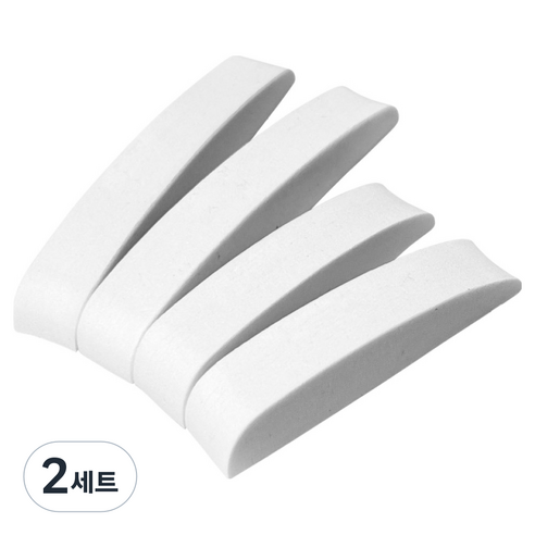 이지윈 EVA 라운드 쿠션 도어가드 라지 x 2p + 스몰 x 2p 세트, 화이트, 2세트