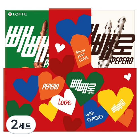 빼빼로 캐리어 4입 세트, 2세트