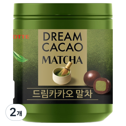 롯데웰푸드 드림카카오 말차, 2개, 86g