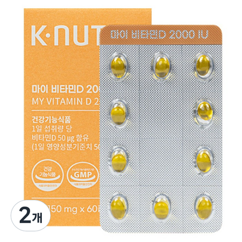 케이뉴트라 마이 비타민D 9g, 60정, 2개