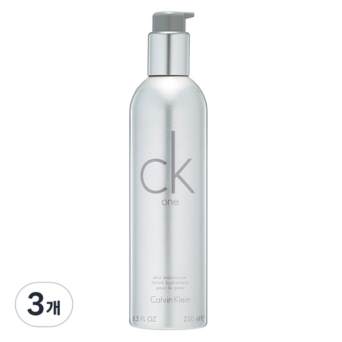 캘빈클라인 CK ONE 모이스춰라이저 스킨, 250ml, 3개