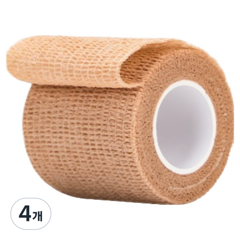 플러스이홈 탄력 탄성 붕대 5cm, 4개, 1개입