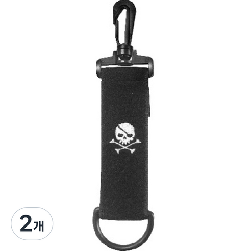 바로스포츠 장갑 분실방지 키퍼, 블랙, 2개