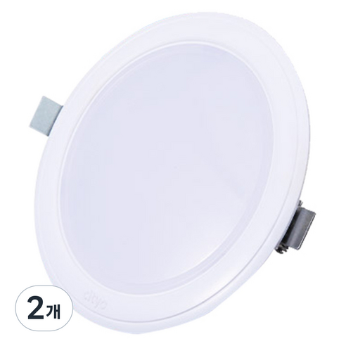씨티오 LED 다운 라이트 15.2cm 15W, 주광색, 2개
