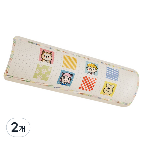 머니풀 귀여운 친구들 직풍차단 에어컨 바람막이, 2개, 프렌즈