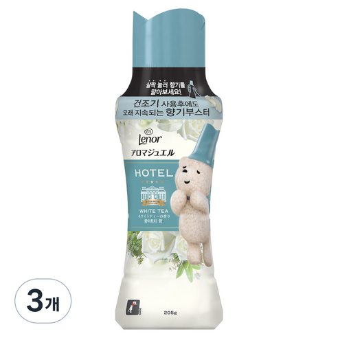 레노아 향기부스터 화이트티, 3개, 205g