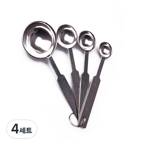 엠케이플러스 계량스푼 4종 세트, 1.25 + 2.5..., 4세트
