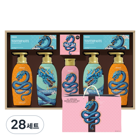 LG생활건강 AI 프리미엄 세트 청룡에디션 + 쇼핑백, 28세트