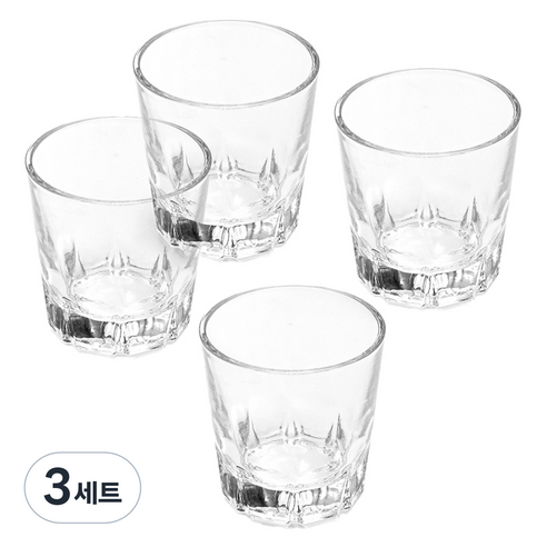 르베르폴리세 아트웨어 소주잔 4p, 투명, 3세트