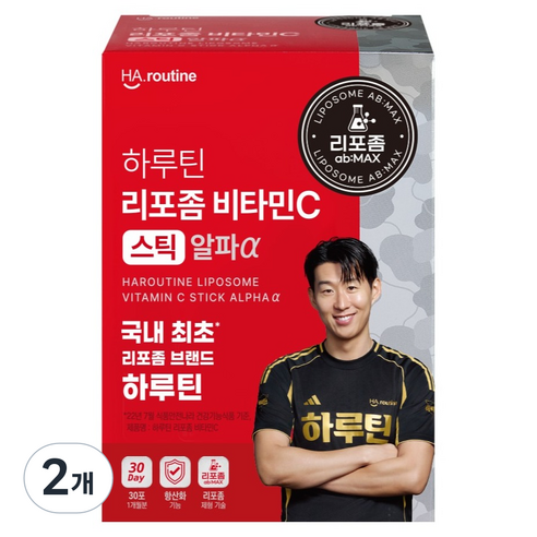 하루틴 리포좀 비타민C 스틱 알파 30p, 90g, 2개