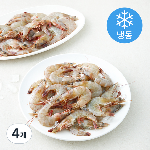 The더착한 흰다리새우 (냉동), 4개, 500g(30미)