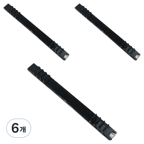 탑피아 노트 악세사리 B5 8공, 블랙, 6개