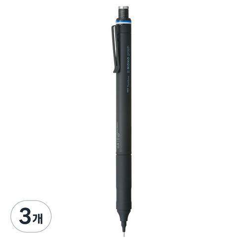 MONO 모노그래프 파인 샤프 블랙, 0.5mm 블랙, 3개