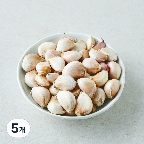 국내산 쪽마늘, 5개, 500g