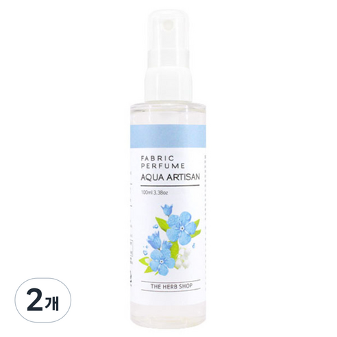 더허브샵 미니 섬유 향수 본품 아쿠아 아티산, 100ml, 2개