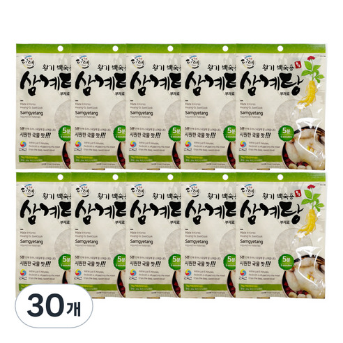 다예 황기 백숙용 삼계탕 부재료 20g, 30개 맛있게 먹은 솔직 후기 썸네일