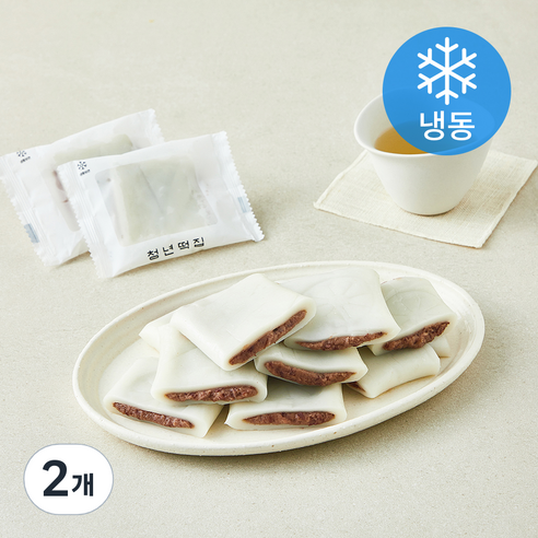 청년떡집 저당 땅콩버터절편 (냉동), 40g, 2개, 10개입