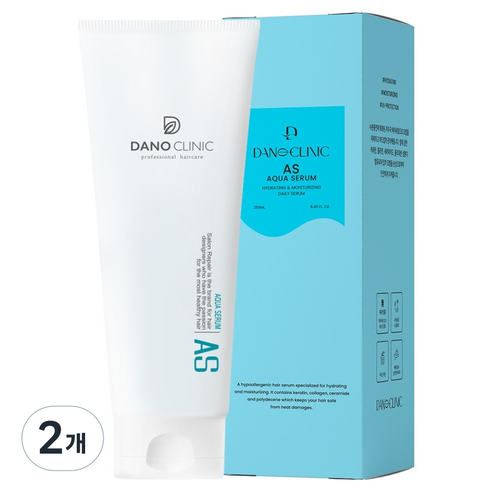 다노클리닉 AS 아쿠아 세럼, 250ml, 2개