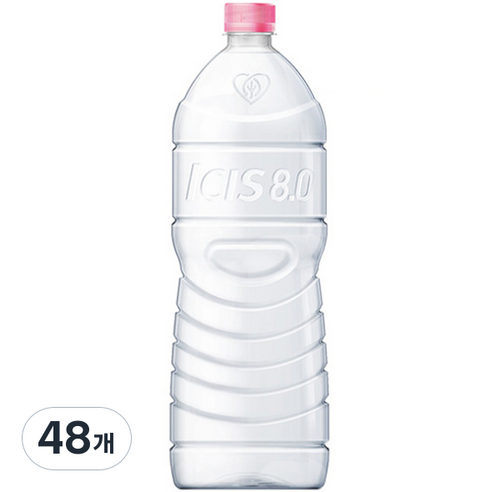 아이시스 8.0 무라벨 ECO 생수, 48개, 2L
