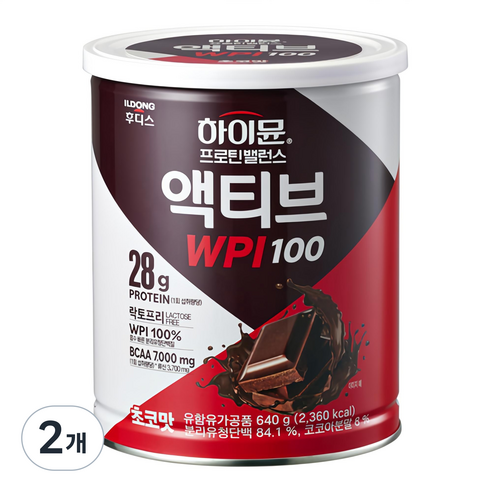 하이뮨 프로틴 밸런스 액티브 WPI100 초코맛 640g, 2개 운동러 솔직 후기 | 실사용 리뷰 썸네일